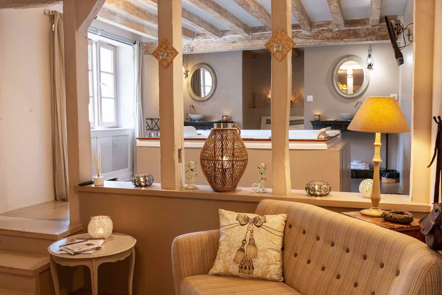 Love room du Moulin de Villiers en Champagne