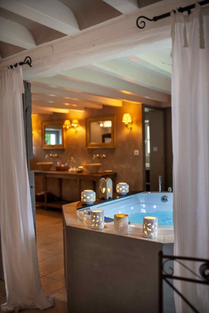 Suite l'instant douceur dans un hotel romantique en Champagne